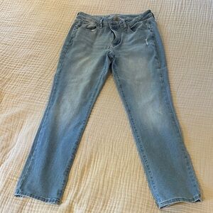 Women's Straight Leg Blue Jeans